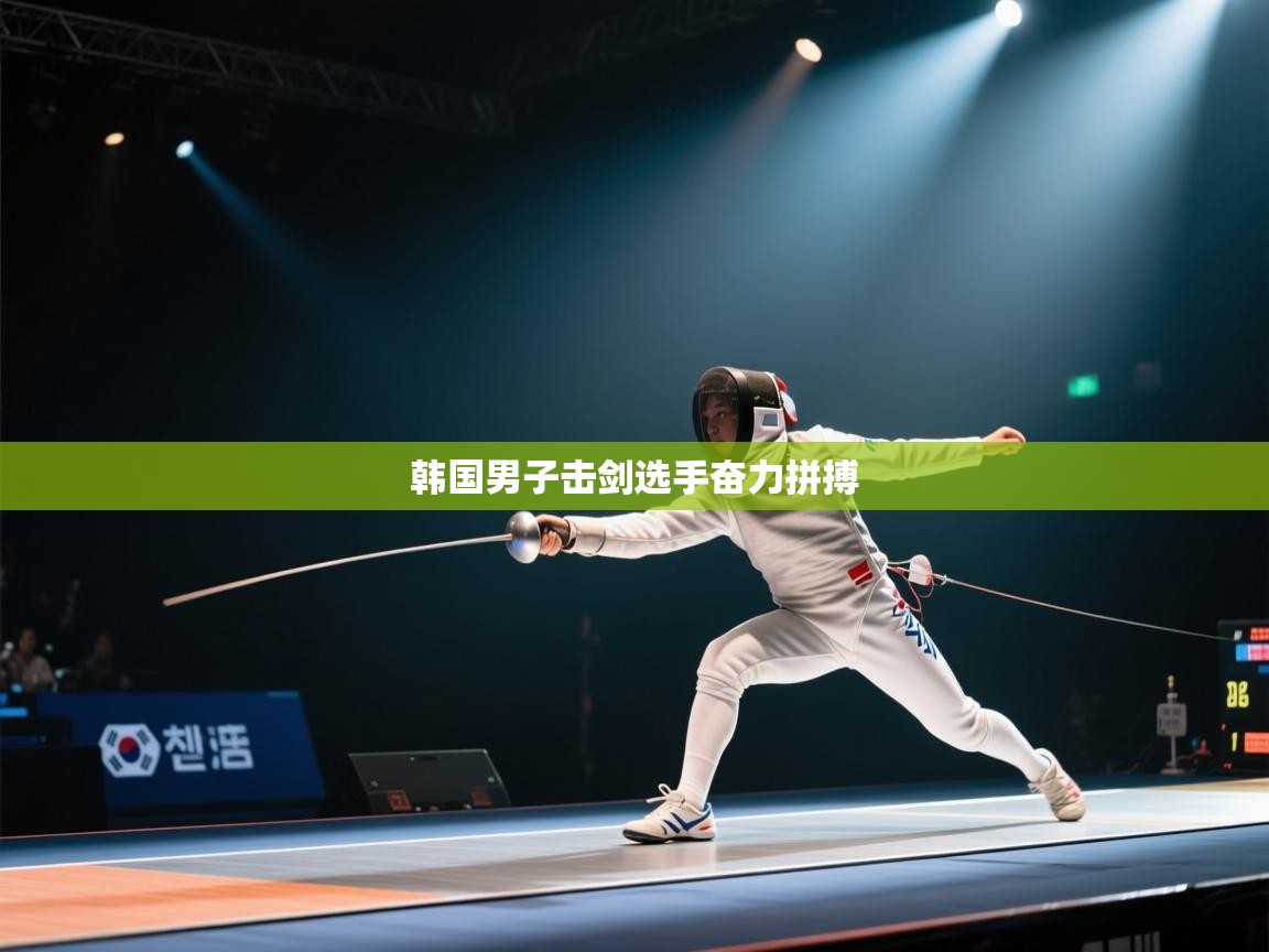 韩国男子击剑选手奋力拼搏  第2张